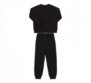 Дитячий спортивний костюм для хлопчика КС 764 Бембі чорний-меланж