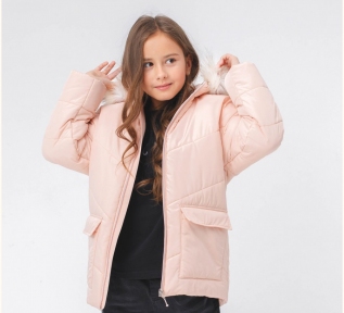 Дитяча зимова куртка для дівчинки КТ 273 Бембі рожевий