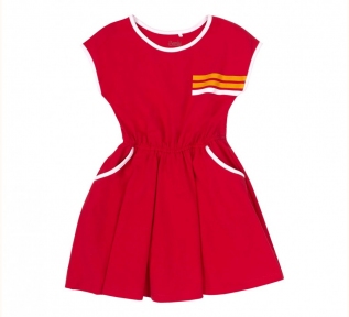 Дитяче літнє плаття на дівчинку ПЛ 313 Бембі червоний