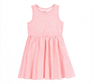 Детское летнее платье на девочку ПЛ 318 Бемби светло-розовый