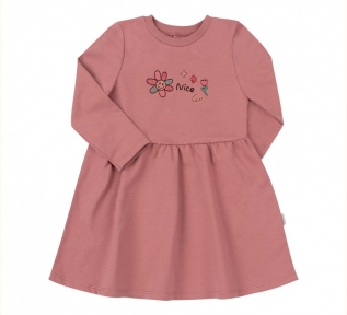 Детское платье для девочки ПЛ 344 Бемби розовый