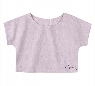 Детская блузка на девочку РБ 151 Бемби светло-серый
