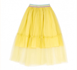 Детская юбка для девочки ЮБ 112 Бемби лимонный