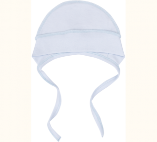 Детская шапочка для новорожденных ШП 45 Бемби интерлок светло-голубой