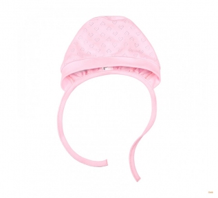 Дитяча шапочка для дівчинки ШП 67 Бембі рібана рожевий