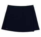 Детская юбка-шорты для девочки ЮБ 108 Бемби синий-клеточка