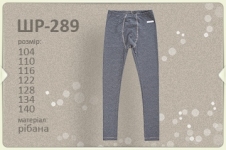 Детские термо штаны для мальчика ШР 289 Бемби, рибана продается в комплекте с ФБ 723