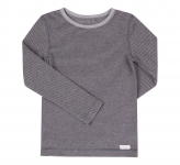 Детская термо футболка с длинным рукавом ФБ 723 Бемби рибана продается в комплекте с ШР 289 черный-серый-рисунок