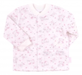 Дитяча сорочечка для новонароджених РБ 97 Бембі кулір білий-малюнок дівчинка