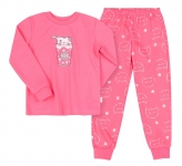 Детская пижама универсальная ПЖ 53 Бемби розовый-розовый-рисунок