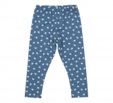 Дитячі штани (лосини) для дівчинки ШР 268 ТМ Бембі супрем синій-білий-малюнок