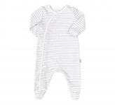 Детский комбинезон для новорожденных КБ 178 Бемби светло-серый-рисунок