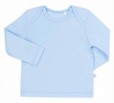 Детская футболка для новорожденных ФБ 826 Бемби рибана светло-голубой