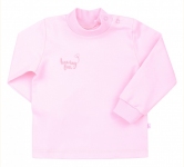 Детский гольф снадписью для малышей ГФ 1 Бемби интерлок розовый