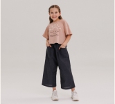 Детские брюки на девочку ШР 760 Бемби серый