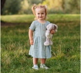 Дитяча сукня для дівчинки ПЛ 376 Бембі муслін м'ятний