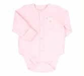 Боді з довгим рукавом для новонароджених БД 202 Бембі світло-рожевий