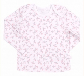 Детская футболка для новорожденных ФБ 826 Бемби рыбана белый-рисунок девочка
