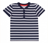 Детская футболка на мальчика ФБ 871 Бемби синий-рисунок