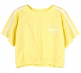 Детская футболка на девочку ФБ 895 Бемби лимонный