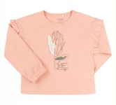 Дитяча футболка для дівчинки ФБ 922 Бембі абрикосовий