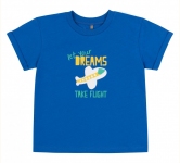 Дитяча футболка на хлопчика ФБ 974 Бембі синій