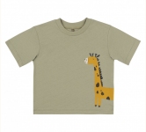 Дитяча футболка на хлопчика ФБ 975 Бембі хакі