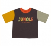 Дитяча футболка на хлопчика ФБ 977 Бембі чорний-різнокольоровий