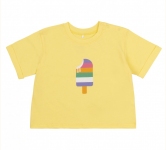 Дитяча футболка на дівчинку ФТ 3 Бембі лимонний