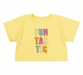 Дитяча футболка на дівчинку ФТ 6 Бембі лимонний