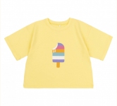 Дитяча футболка на дівчинку ФТ 8 Бембі лимонний