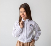 Дитяча блузка на дівчинку РБ 163 Бембі білий
