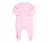 Детский комбинезон для новорожденных КБ 171 Бемби интерлок светло-розовый