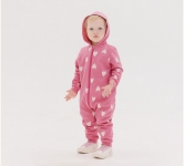 Дитячий комбінезон для новонароджених КБ 209 Бембі рожевий-малюнок