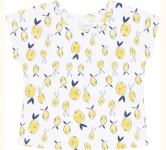 Дитяча літня піжама для дівчинки ПЖ 50 Бембі білий-жовтий-малюнок