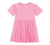 Детское платье для девочки ПЛ 374 Бемби супрем розовый-рисунок