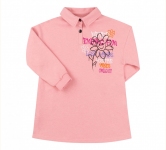 Детское платье для девочки ПЛ 385 Бемби розовая-печать