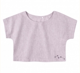 Детская блузка на девочку РБ 151 Бемби светло-серый