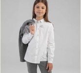 Дитяча блузка на дівчинку РБ 155 Бембі білий
