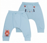 Детские брюки для новорожденных ШР 609 Бемби светло-голубой
