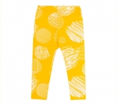 Дитячі штани (лосини) для дівчинки ШР 735 Бембі жовтий-малюнок