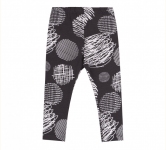 Дитячі штани (лосини) для дівчинки ШР 735 Бембі чорний-малюнок
