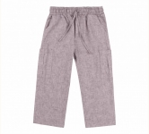 Дитячі штани на хлопчика ШР 761 Бембі меланж-сірий