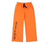 Дитячі спортивні штани ШР 807 Бембі помаранчовий-друк