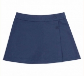 Детская юбка-шорты для девочки ЮБ 107 Бемби синий