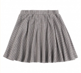 Детская юбка для девочки ЮБ 109 Бемби серый-полоска