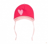 Дитяча шапочка для дівчинки ШП 80 Бембі супрем малиновий-рожевий