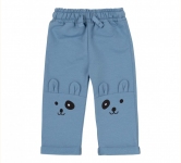 Дитячі штани для новонароджених ШР 610 Бембі трикотаж блакитний