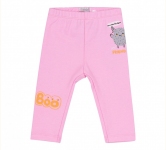 Детские штаны ШР 613 Бемби рибана л/к розовый