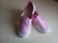 Детские мокасины Waldi Вика 6 розовые белый носок для девочки